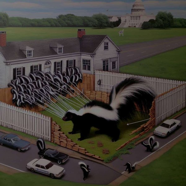 Comment les mouffettes se défendent-elles efficacement contre les prédateurs ?